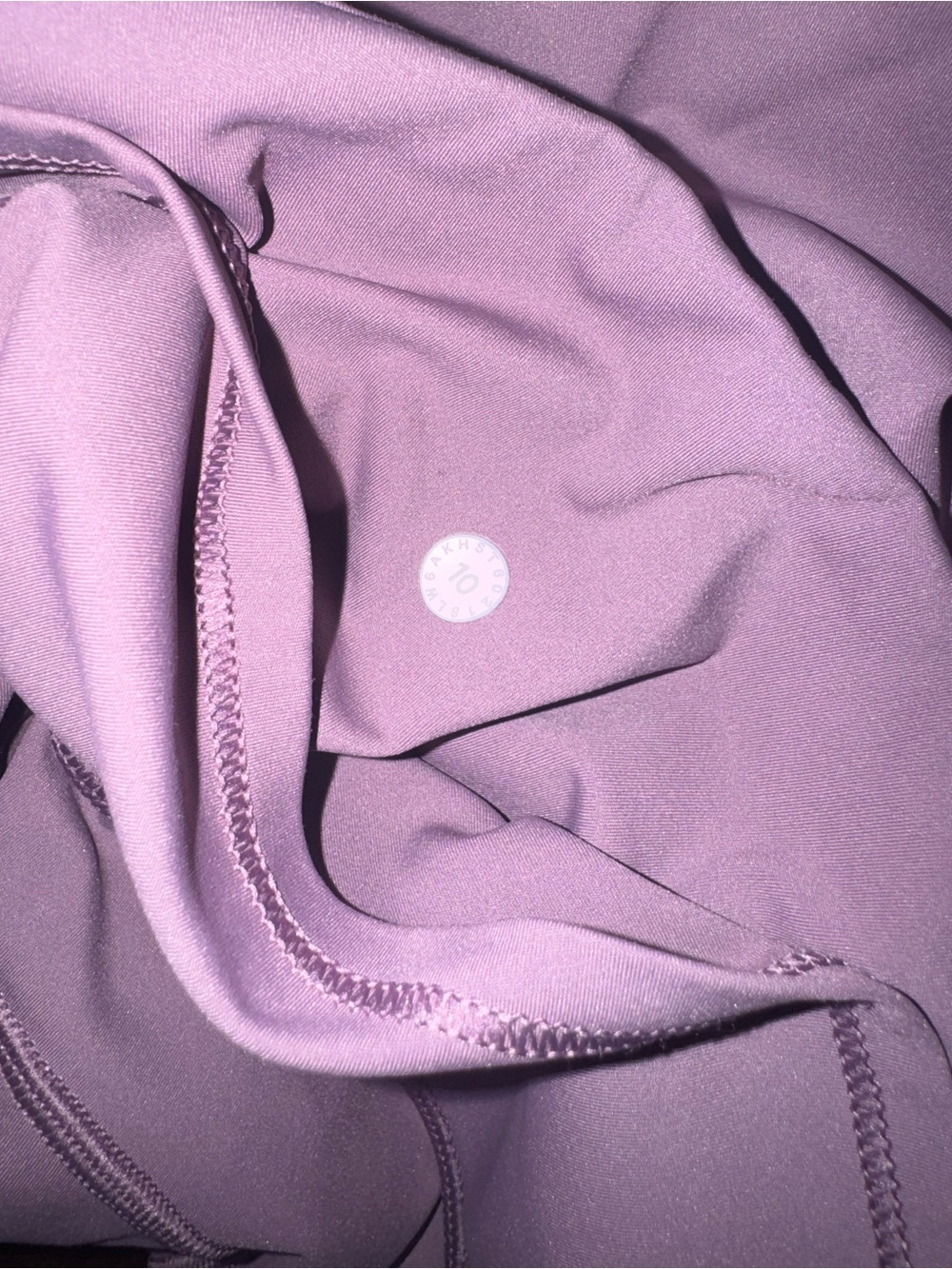 lululemon plum purple crop leggings - Picture 3 of 5